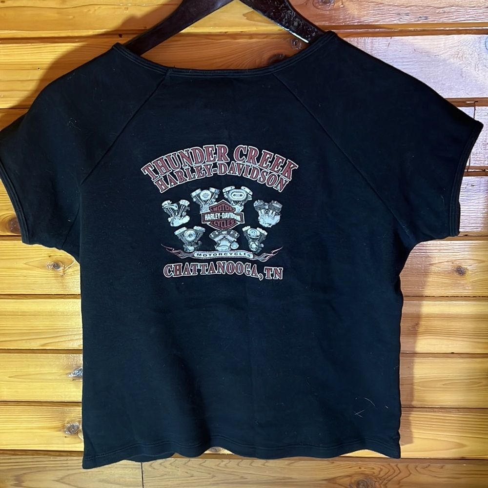 Harley Davidson 50th Sportster Thunder Creek baby doll t-shirt - Picture 2 of 7